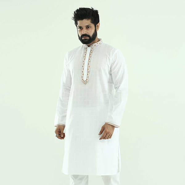 Picture of Exclusive premium cotton panjabi for men new collection 2025 | Wedding panjabi and party panjabi for gift | Low price panjabi