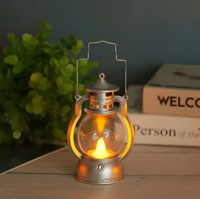 Picture of Retro Style Portable Night Light Kerosene Lamp / Battery