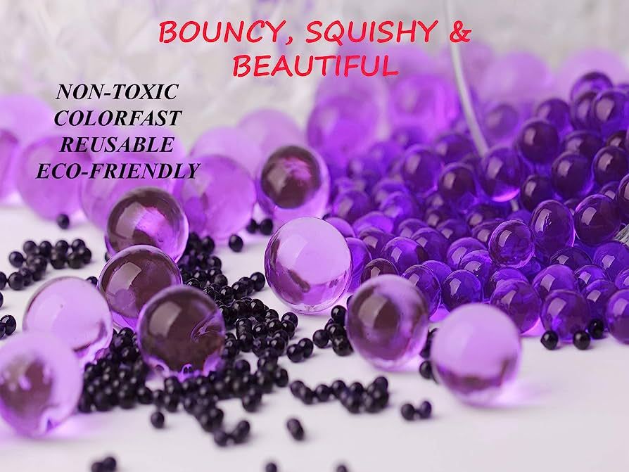 Picture of Magic or Jelly Ball (Single Color)-Purple (100 Pcs)