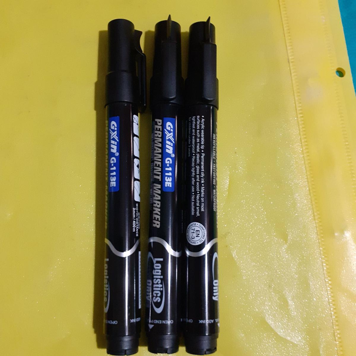 Picture of Permanent Marker Pen - 3 Pieces