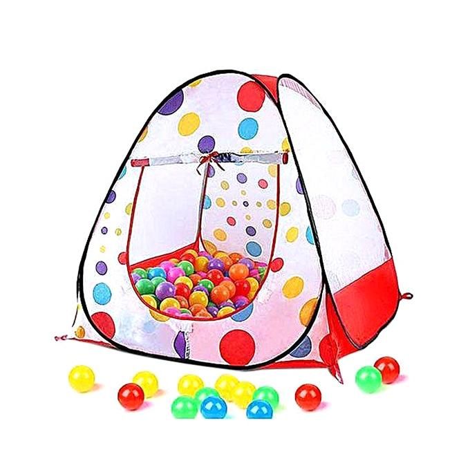Picture of 1 Piece Kid's Tent House (84×84×92 cm) with 50 plustic Balls