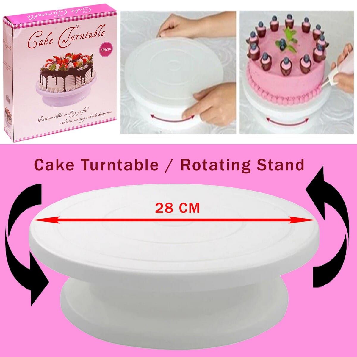 Picture of 28 cm Cake Turn Table