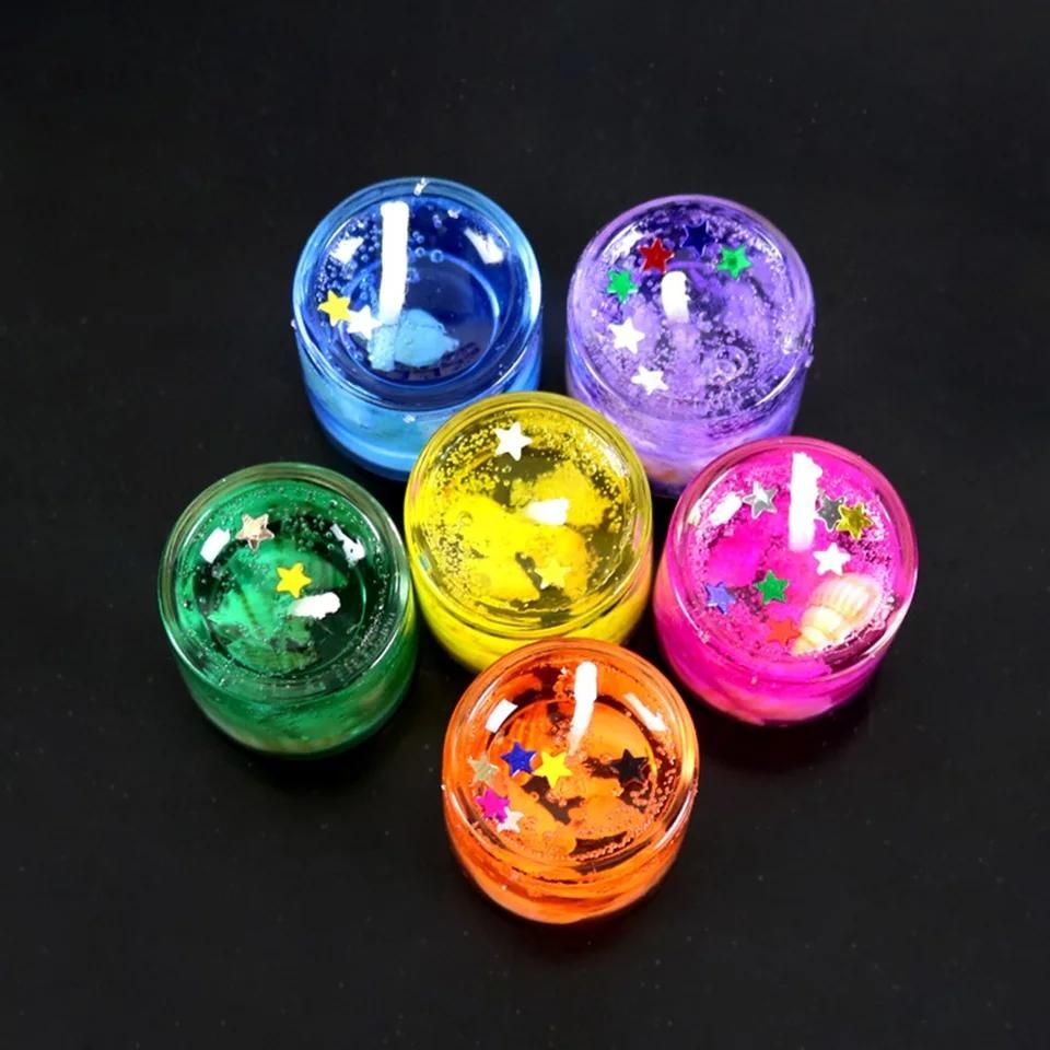 Picture of 6 Pieces in 1 box Mini 1 inch Jelly candles