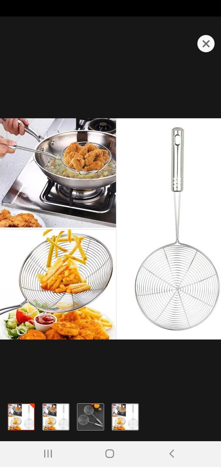 Picture of 1 Piece Strainer for fry (silver color)