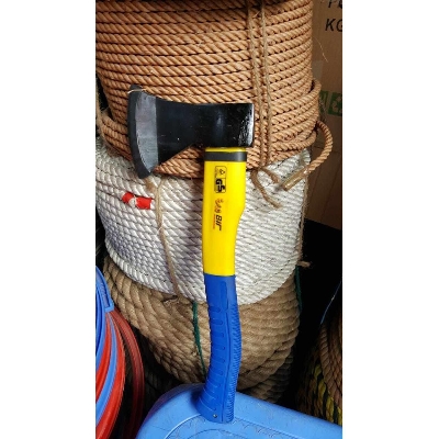 Picture of Kichen Axe or Kural ( blue and yellow combination)
