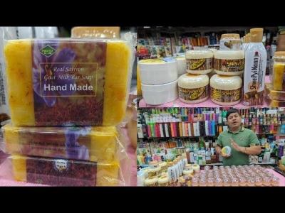 Picture of 1 Pieces Handmade Safran Goat Milk Soap Bar - 90 gram