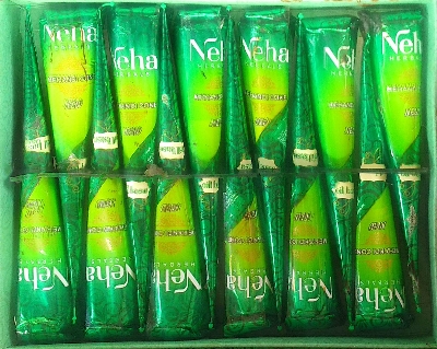 Picture of Neha Oil Based Green Mehedi 12 Pieces box