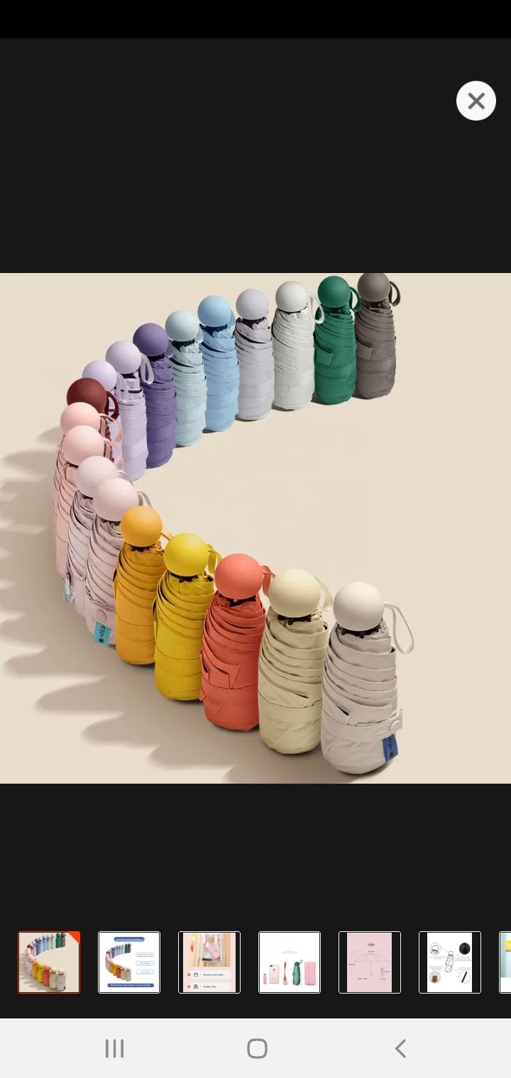 Picture of Mini Colorful Cute Capsule Umbrella 1 piece