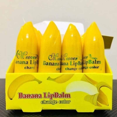 Picture of 12 Pieces Banana Lip balm Lipstick (12 in 1 Box)