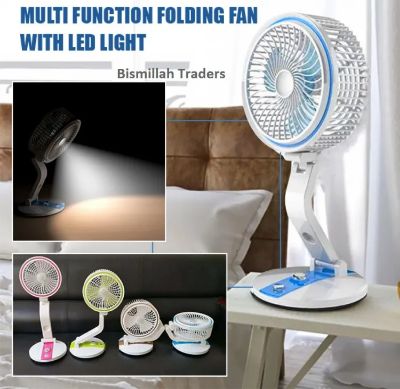 Picture of New Rechargeable Folding Table Fan with Led Light