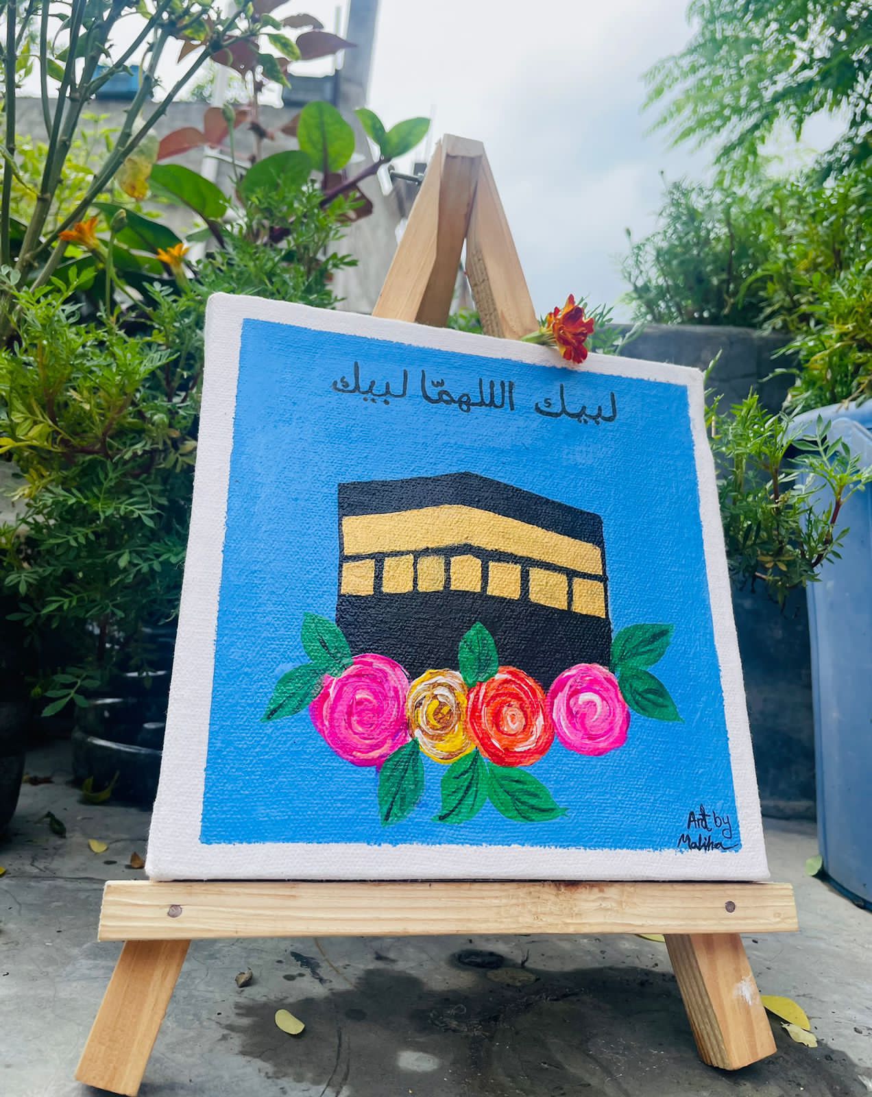 Picture of Hand Painted Art or Painting for Home Decor (7×7" size)