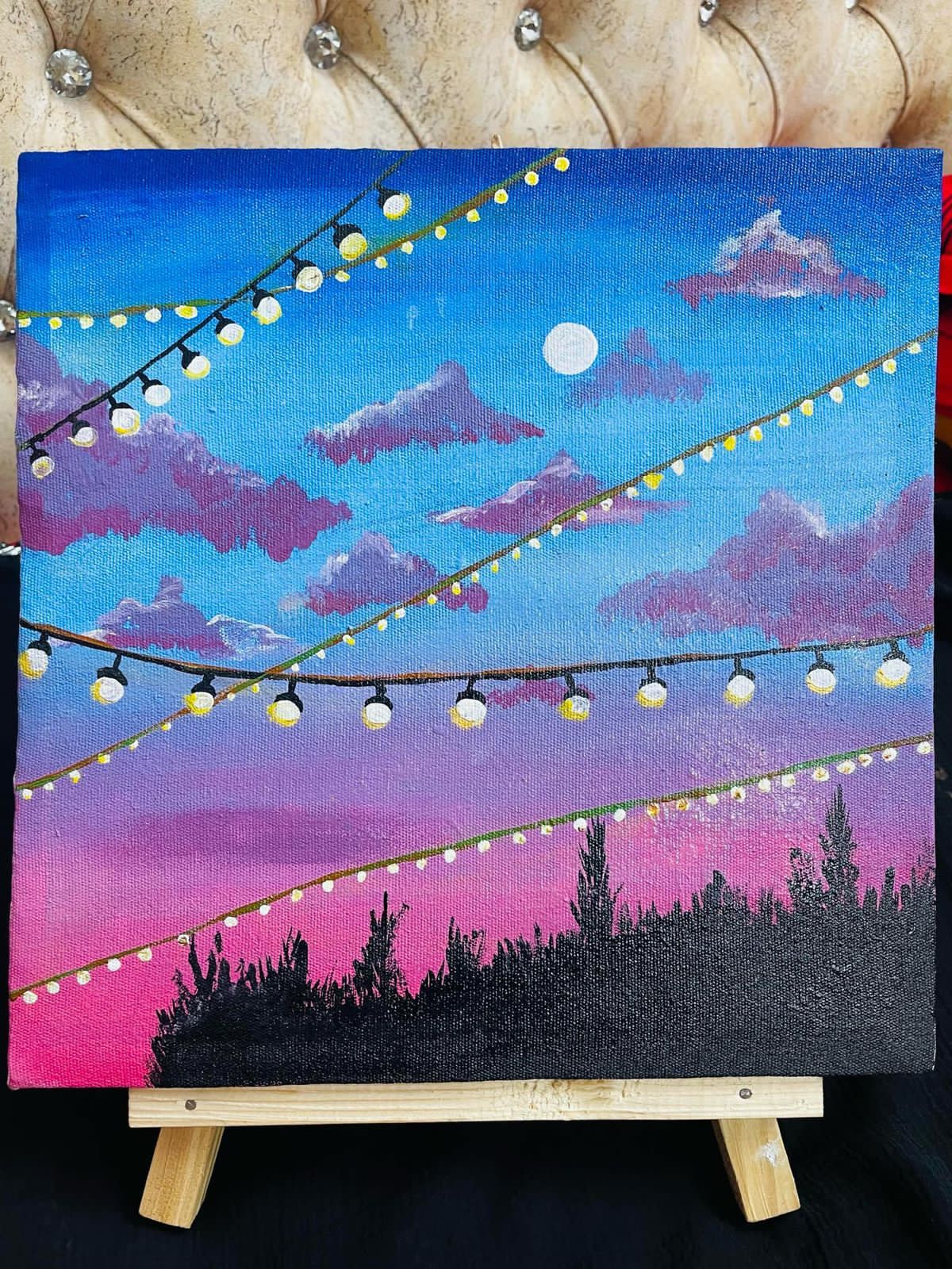 Picture of Hand Painted Art or Painting for Home Decor (10×10" size)