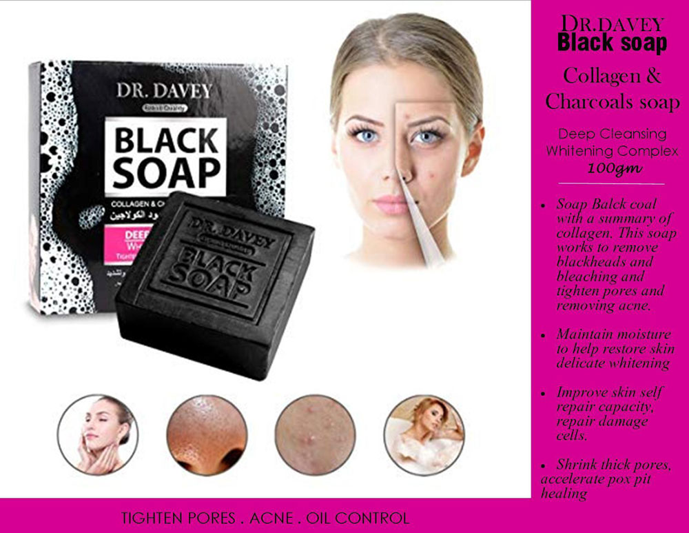 Picture of Dr. Davey Black Soap 100g