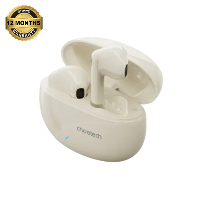 Picture of Choetech  DNS Bluetooth low energy chip v5.3 Mini TWS Earphone white
