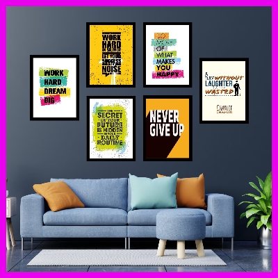 Picture of 6Pcs/Set  Home Canvas Wall Painting Picture Living Room or Bedroom