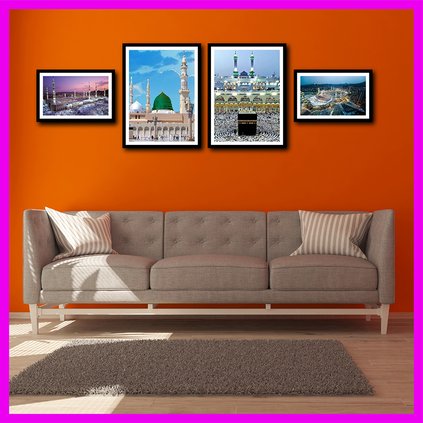 Picture of 4 Pcs/Set Home Canvas Wall Painting Picture Living Room or Bedroom