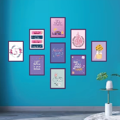 Picture of 9Pcs/Set Home Canvas Wall Painting Picture Living Room or Bedroom