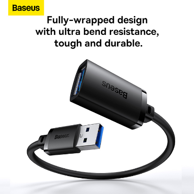 Picture of BASEUS Extension Cable USB3.0 USB Male to Female 5Gbps Transmission PVC Cord 
