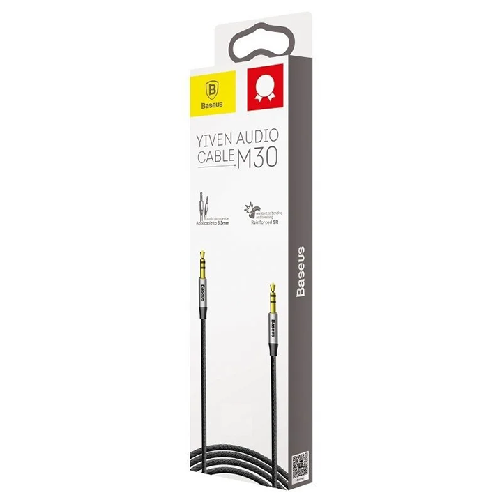 Picture of Baseus Yiven Audio Cable（Male to male） M30 1.5m Silver+Black