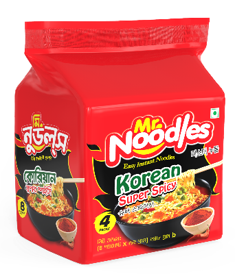Picture of Mr. Noodles Korean Super Spicy Noodles (62gmX4pcs)