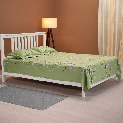 Buy REGAL BED SHEET-316 (SPRING BLOOM-GREEN) Online at Best Price