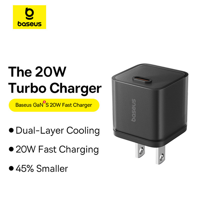 Picture of Baseus OS GaN5S Fast Charger 1C 20W US Cluster