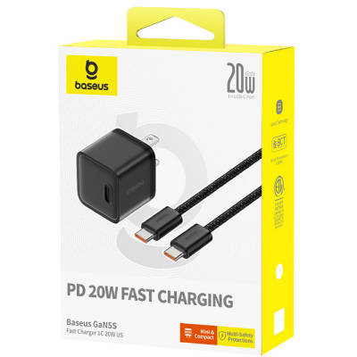 Picture of Baseus OS GaN5S Fast Charger 1C 20W US Cluster