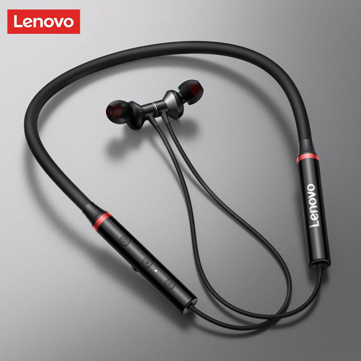 Picture of Lenovo HE05x Neckband Wireless Bluetooth Earphone Sports Magnetic Waterproof Stereo Headset with Mic