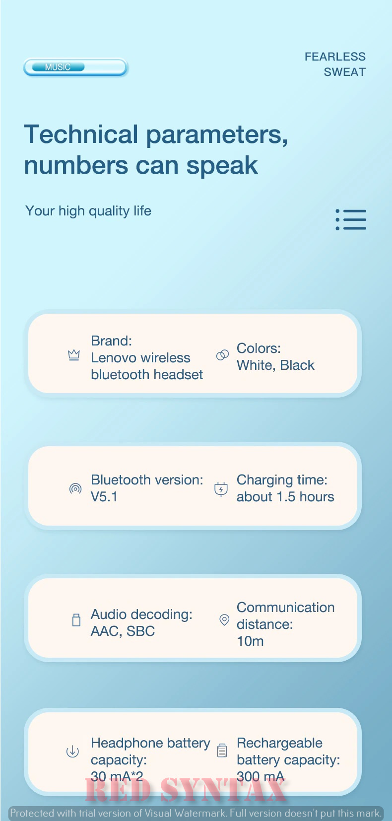 Picture of Lenovo XT95 Pro Bluetooth Earphone 9D HIFI Sound Sport Waterproof TWS Wireless Earbuds with Mic for iPhone Xiaomi Headphone