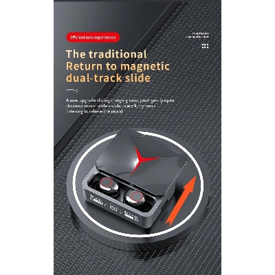Picture of Tws M90 Pro Wireless Headphones Gaming Earphone Bluetooth 5.2 Sport Earbuds Music Headsets - Bluetooth Headphone - Bulotooth Headphone