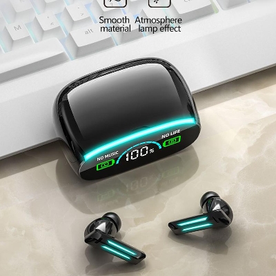 Picture of M39 TWS Bluetooth Wireless Headphones 5.3 Dual Subwoofers Touch Control Long Headphones