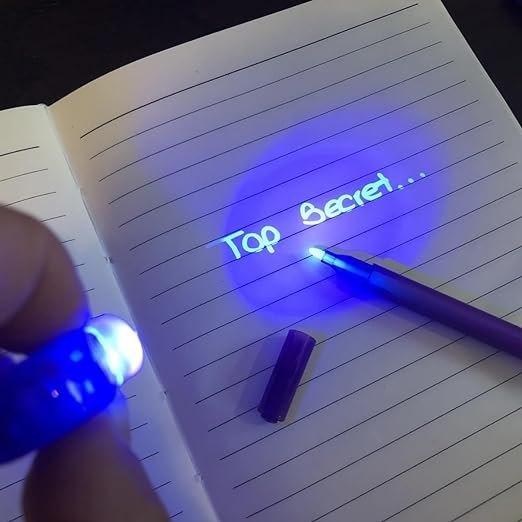 Picture of Invisible Ink Magic pen And Torch For Money Check Fun For All