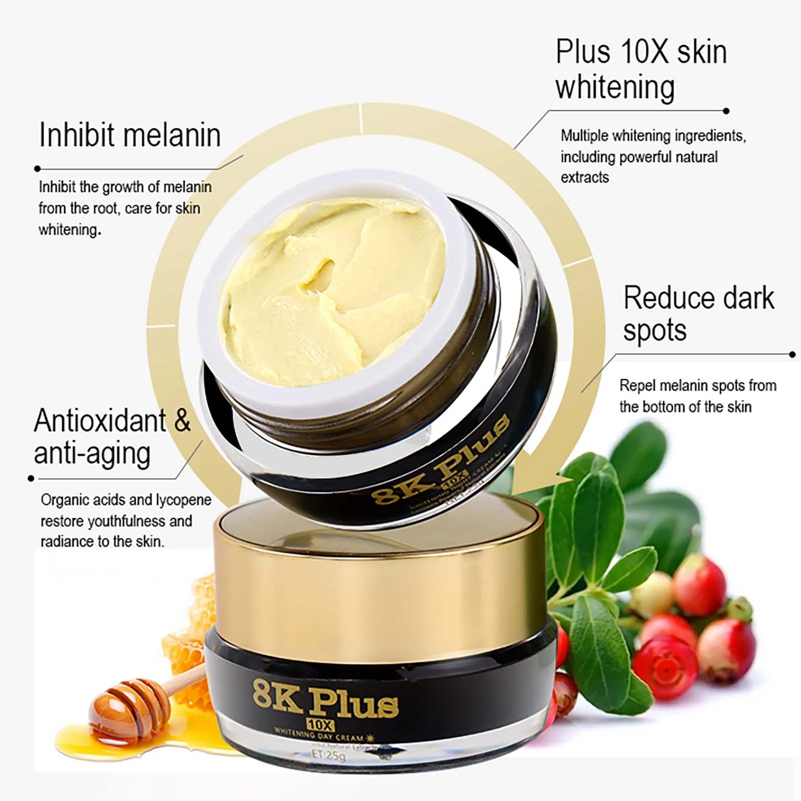 Picture of Ailke 8K Plus 10X Dark Spot Whitening Night Cream -25g