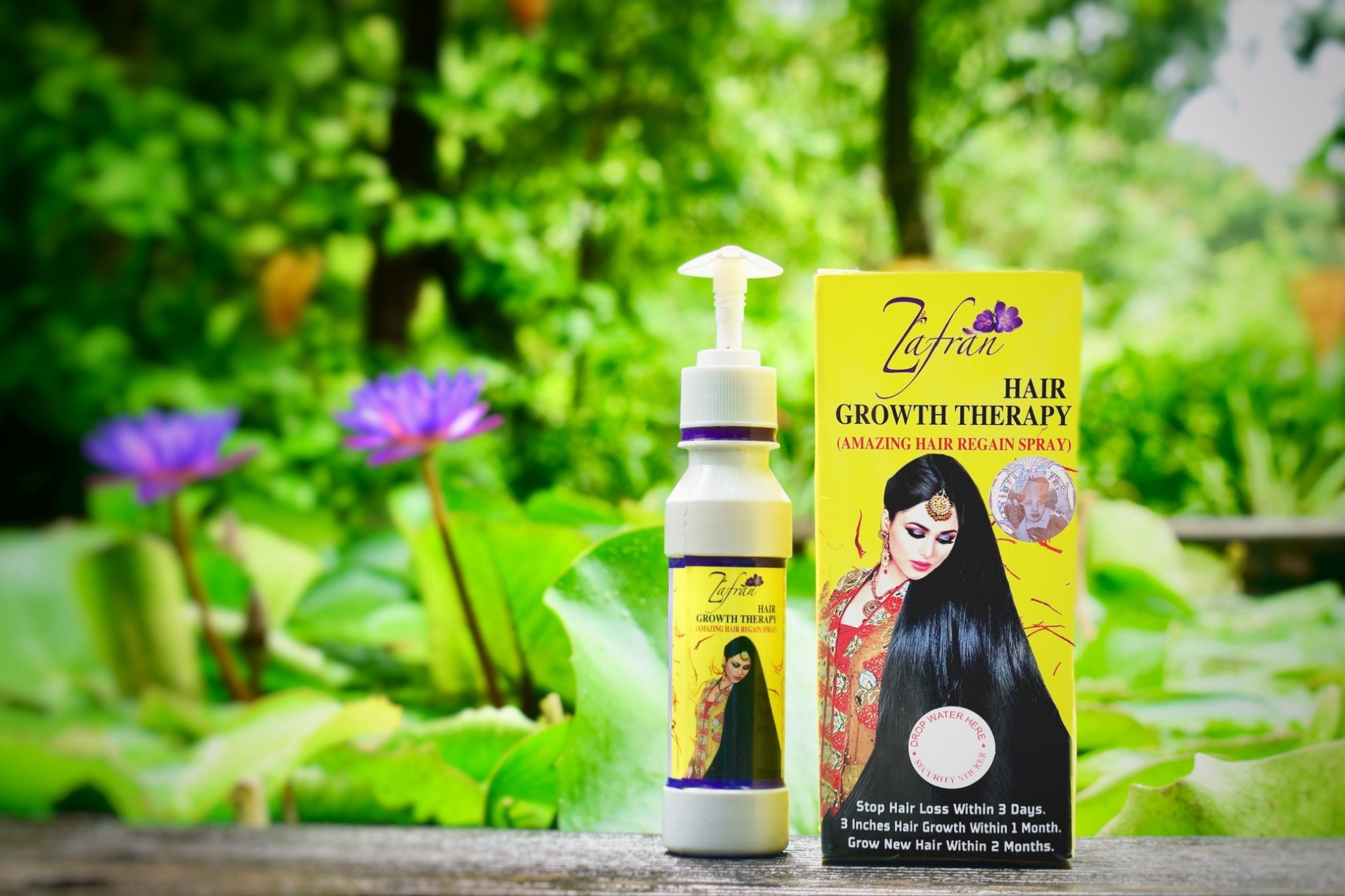 Picture of Zafran Hair Growth Therapy Authentic 150ml oil spray