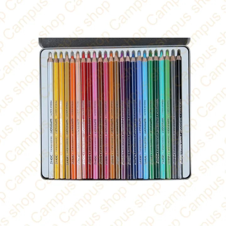 Picture of Doms 24 Color Pencils - Multicolour