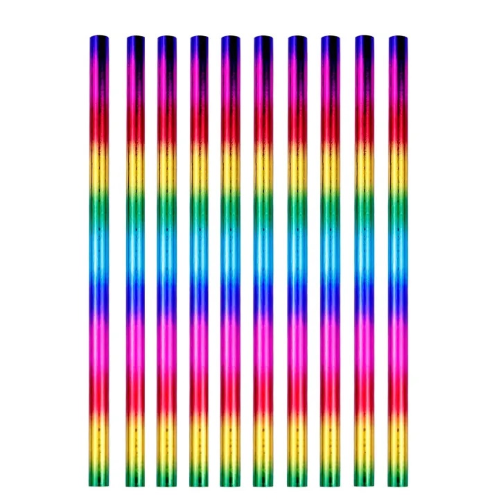 Picture of 10 Pcs Rainbow Colored Pencils, 4 Color in 1 Pencil .Suitable for Schools, Students, Sketching, Doodling, Coloring, Painting.