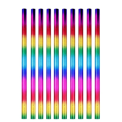 Picture of 10 Pcs Rainbow Colored Pencils, 4 Color in 1 Pencil .Suitable for Schools, Students, Sketching, Doodling, Coloring, Painting.