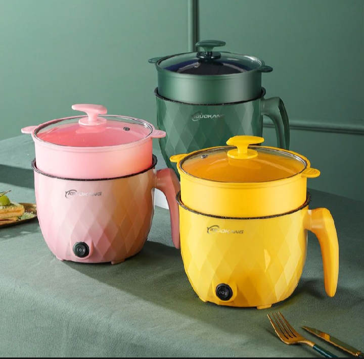 Picture of Double Layer Electric Cooker 1.5L Non-stick Pan Electric Cooking Machine Home 1-2 People Multifunction Hot Pot