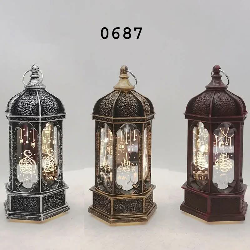 Picture of Retro LED Lamp Ramadan Electronic Light Ramadan Ornament Night Light Party Decor Ramadan Light Eid Al Adha Gift 1Pcs