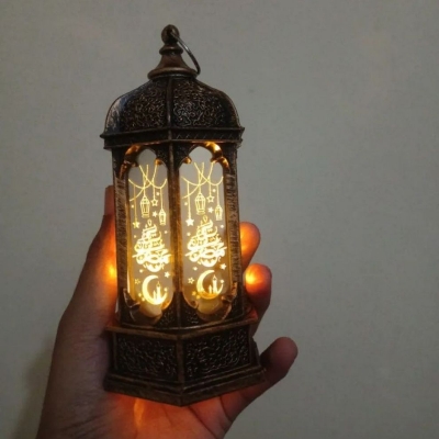 Picture of Retro LED Lamp Ramadan Electronic Light Ramadan Ornament Night Light Party Decor Ramadan Light Eid Al Adha Gift 1Pcs