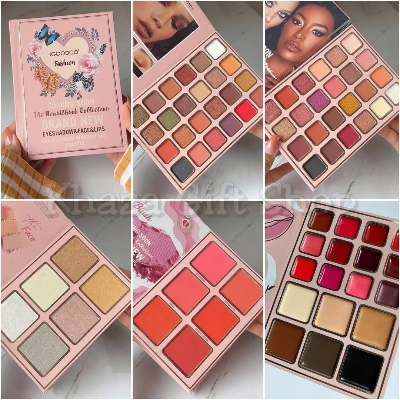 Picture of IGOODCO 5-in-1 Makeup Book Kit: Comprehensive Palette with All-in-One Glitter & Matte Eyeshadows, Highlighter, Blush, Contour, Lip Colors, and Eyebrow Enhancers (Multicolor)