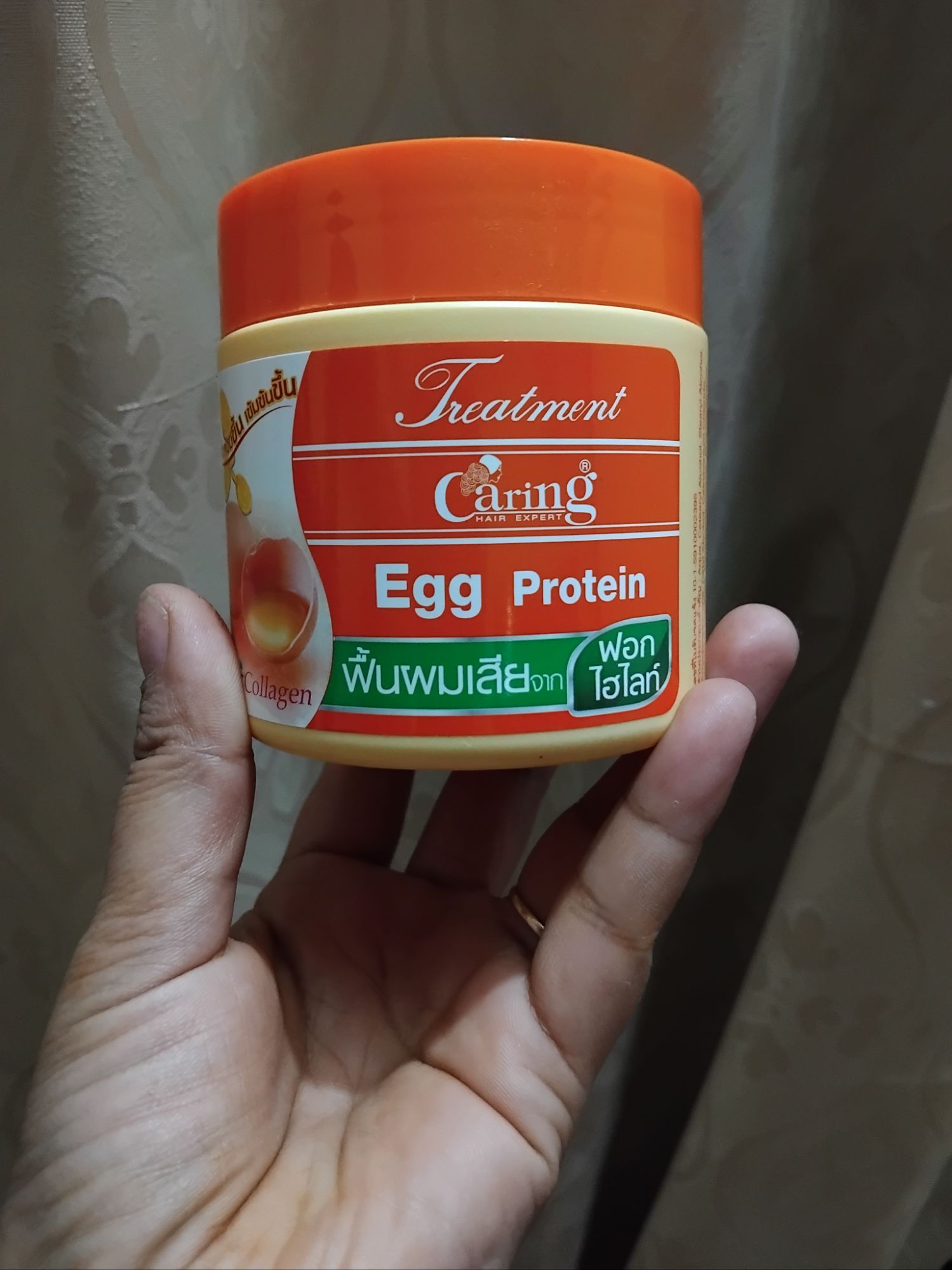 Picture of International Thailand product Hair Treatment hair care formula caring Egg protein used for male / female - 250ml