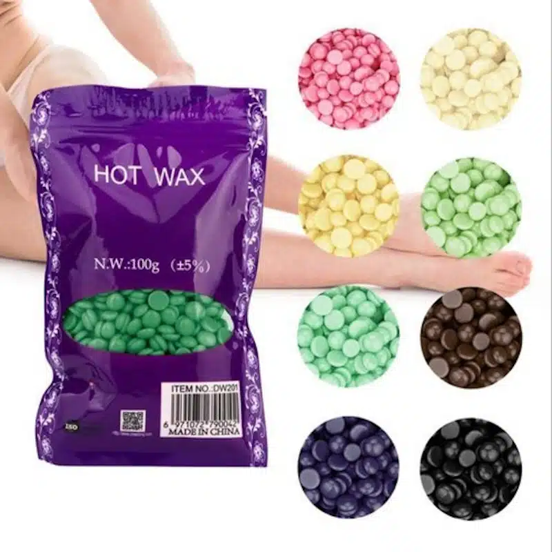 Picture of Beauty Hot Wax, a type of hard wax used for hair removal.