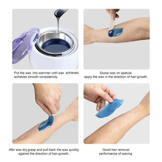 Picture of Beauty Hot Wax, a type of hard wax used for hair removal.