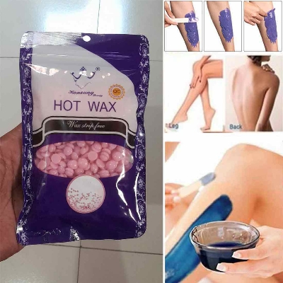 Picture of Beauty Hot Wax, a type of hard wax used for hair removal.