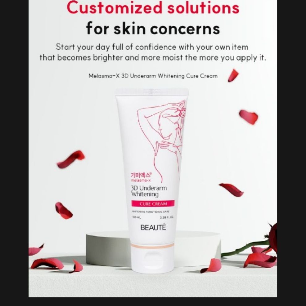 Picture of BEAUTE 3D Underarm Whitening Cure Cream 100ml