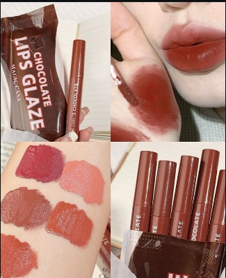 Picture of Chocolate Lip Glaze, a matte lip product set