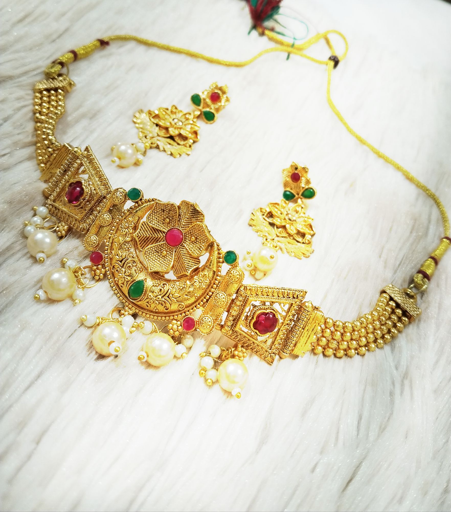 Picture of Gold-plated Gorgeous  layer beautiful Choker necklace