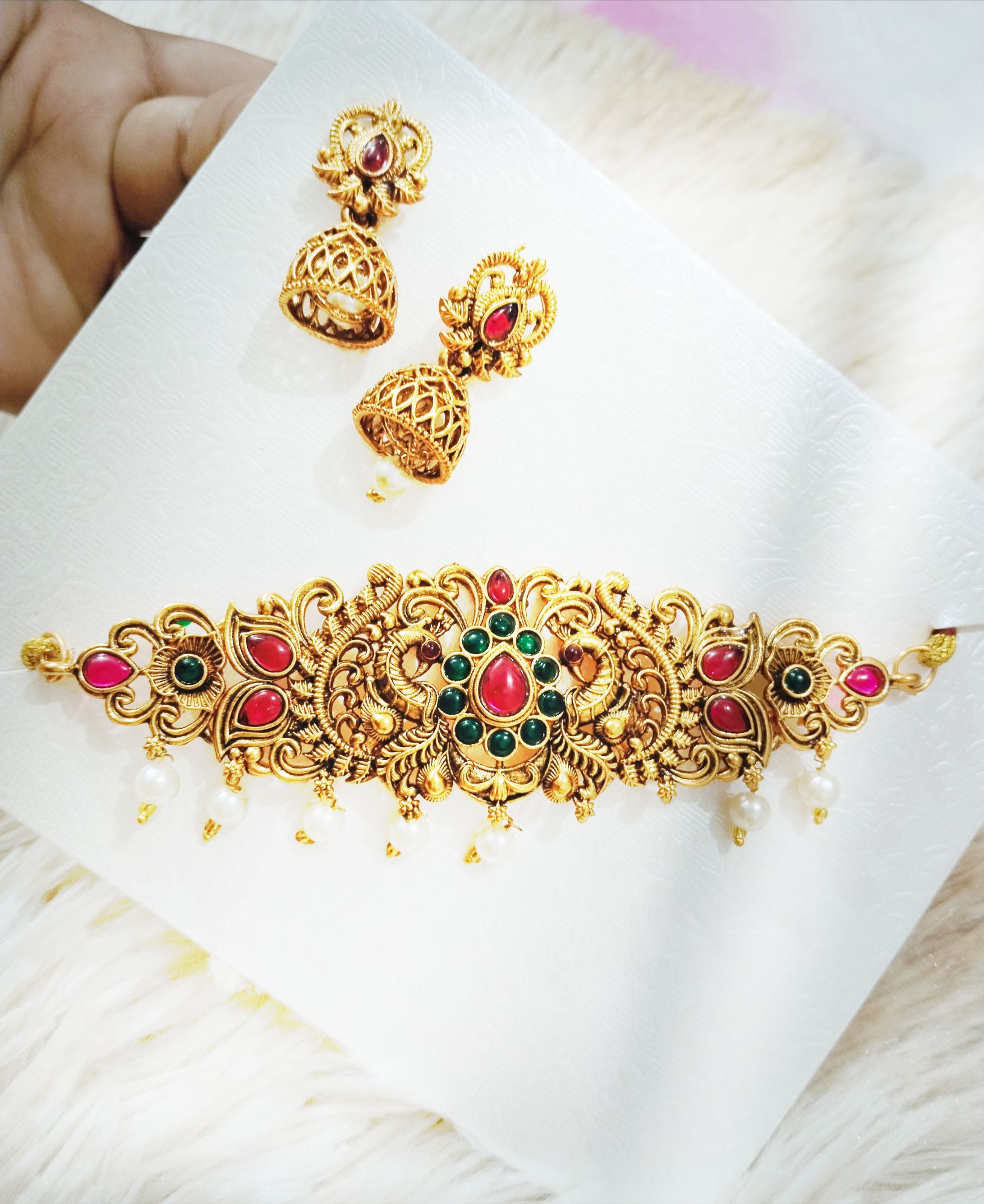 Picture of Gold-plated Gorgeous  layer beautiful Choker necklace