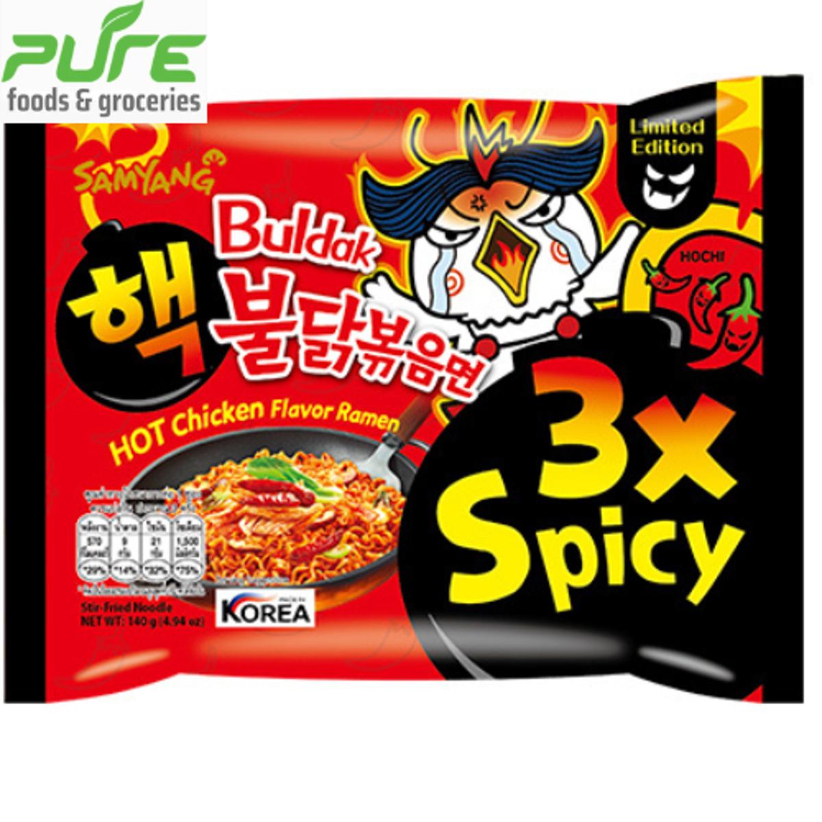 Picture of 3x Spicy Ramen Noodles, Imported From Korea